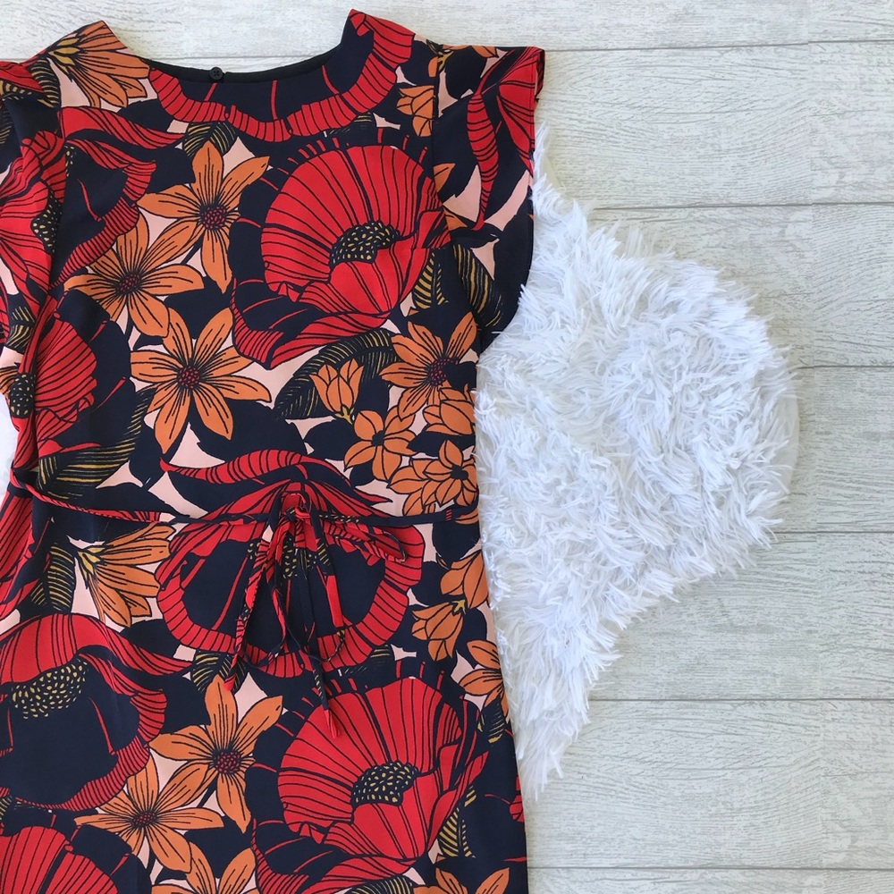 Anne Taylor LOFT Petite Floral Print Dress